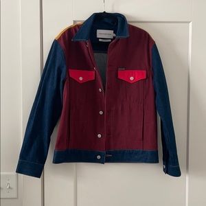 Calvin Klein colored denim jacket